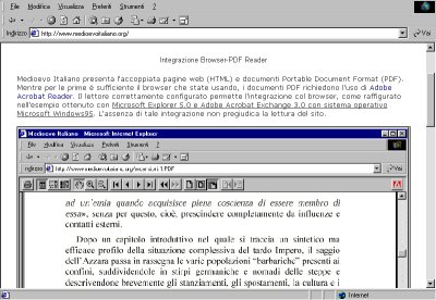 Pagina esplicativa dell'integrazione HTML PDF.