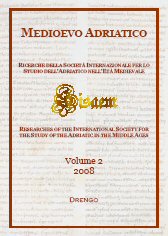Medioevo Adriatico 2008. Copertina del volume
